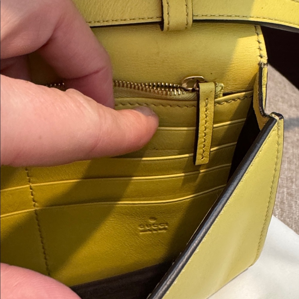 Gucci Lime Green Crossbody WOC - Picture 5 of 8